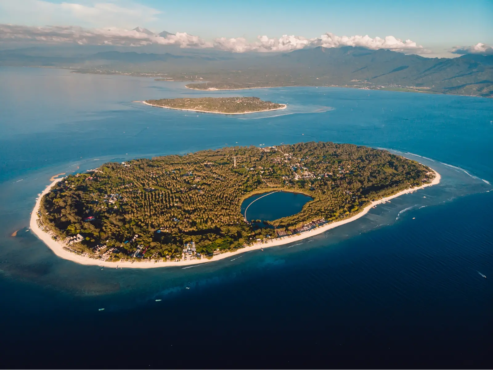 Aerial view - Gili islands