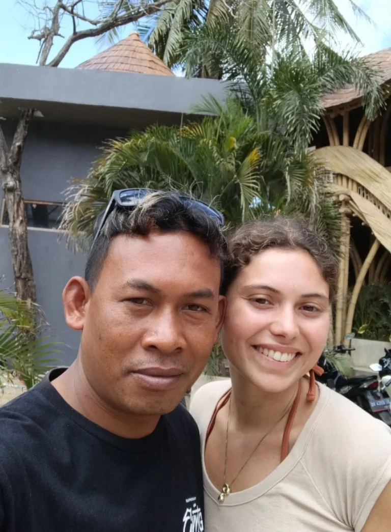 Happy customer after taxi ride