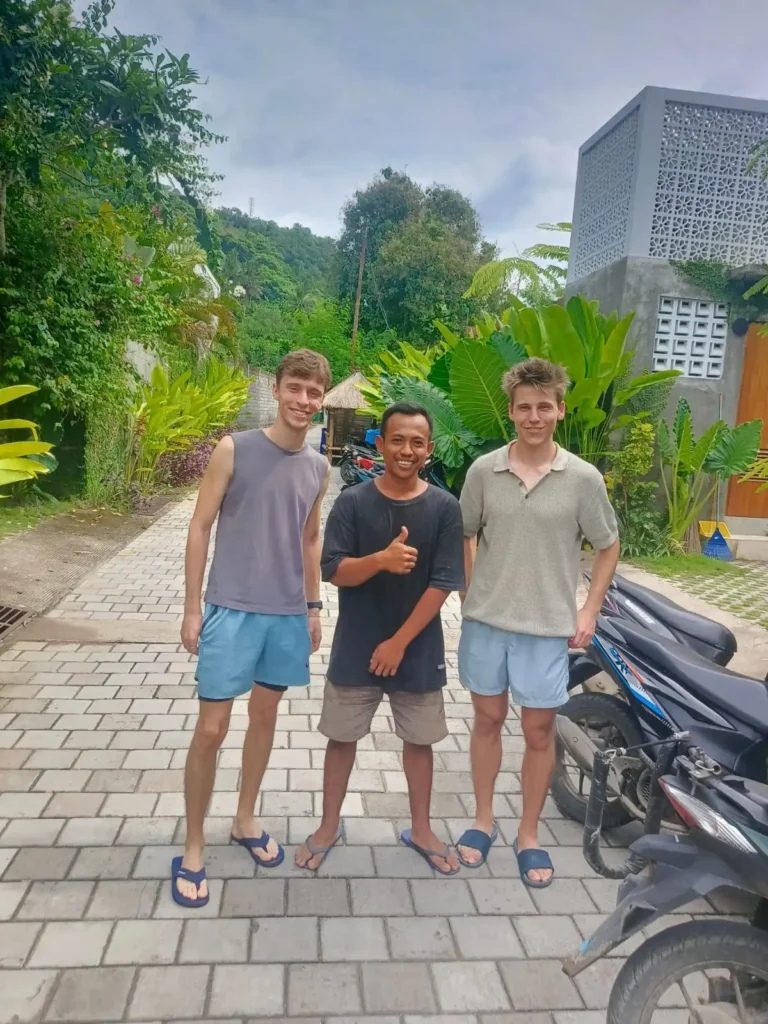 Happy customers with go moh, scooter rental in kuta lombok